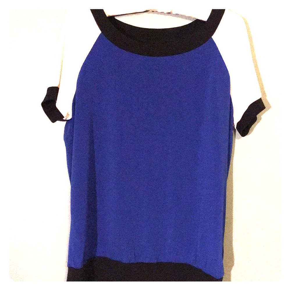 Color block business casual top
